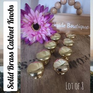 ❗FINAL❗EUC Vintage Solid Brass Cabinet Knobs